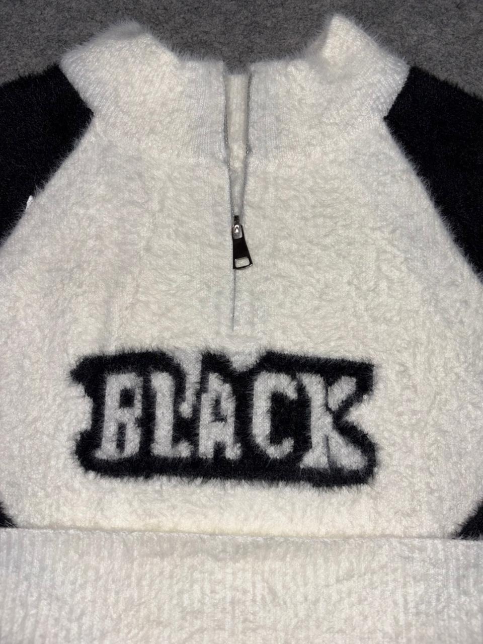 The “BLACK ERA” Sherpa Sweatshirt — Korean Streetwear Edition