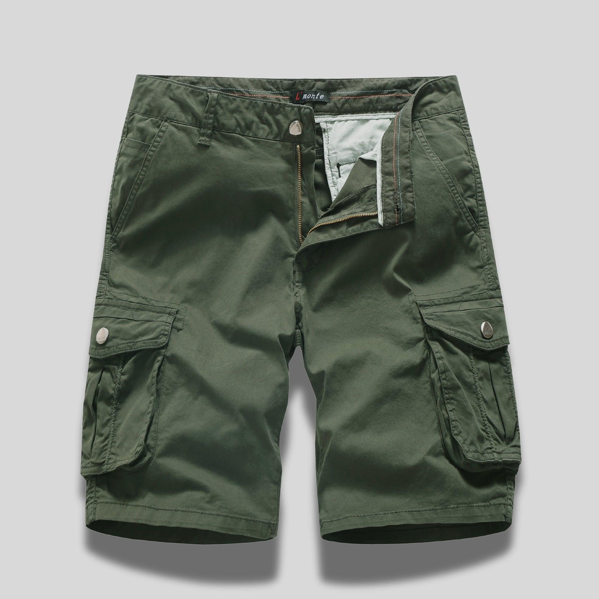 VybeWears Utility Cargo Shorts | Premium Cotton | Relaxed Fit | Summer Collection